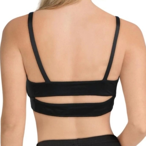 FP Movement Very Prairie Bandeau Style Back CutOut Black Bra - Picture 9 of 16